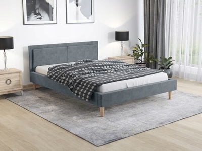 Łóżko tapicerowane do sypialni 180x200 Wezgłowie