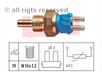 SENSOR TEMPERATURA DE AGUA MERCEDES KL E 200-60 93-  