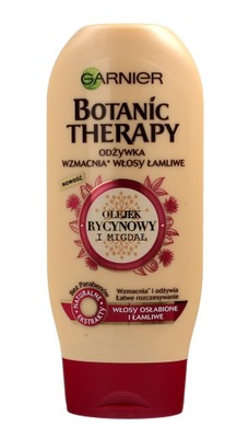Garnier Botanic Therapy Olejek Rycynowy i Migdał Odżywka do włosów osłabion