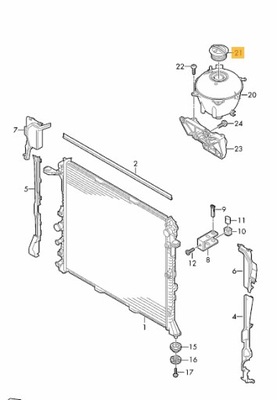 ПРОБКА БАЧКА WYR CRAFTER 17- 7E0121407D