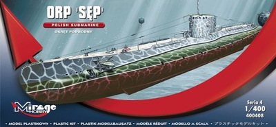 MIRAGE 400408 1:400 ORP SĘP [Polski Okręt Podwodny