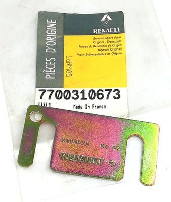 Підкладка шарнір двері задня renault kangoo 7700310673 oe! фото №1