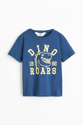 NOWA H&M bluzeczka t-shirt DINOZAUR 122/128