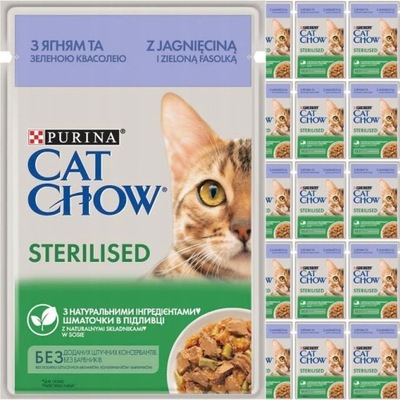 Purina Cat Chow Sterilised Jagnięcina 26 x 85g