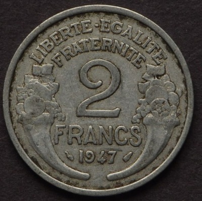 Francja - 2 franki 1947