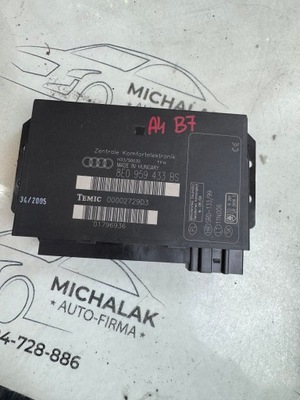 Модуль комфорту audi a4 b7 8e0959433bs фото №1