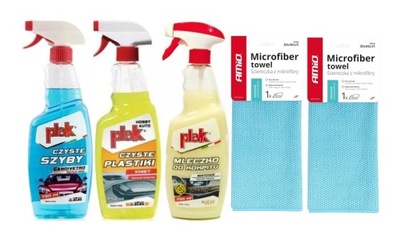 ZESTAW PLAK MYCIE WNĘTRZA SAMOCHODU