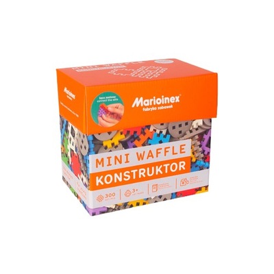 Marioinex, Mini Waffle Konstruktor - 300 elementów (902 271)