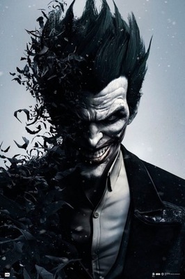 Batman Arkham Origins Joker - plakat 61x91,5 cm