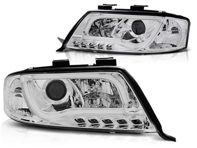 ŽIBINTAI AUDI A6 C5 97-01R LIGHT BAR LED TUBE CHROM 