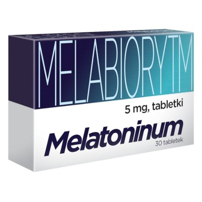 Melabiorytm, (melatonina) na bezsenność 5 mg, 30 tabletek