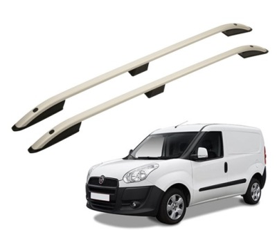 Fiat doblo maxi l2 long 2003 - 2009 рейлінги дахові багажник mocne фото №1