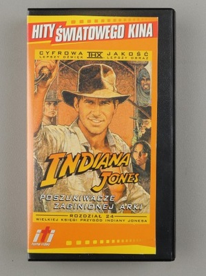 Kaseta wideo Indiana Jones Poszukiwacze zaginionej arki VHS