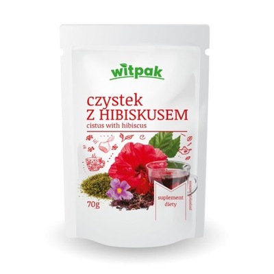 Czystek z hibiskusem 70g WITPAK