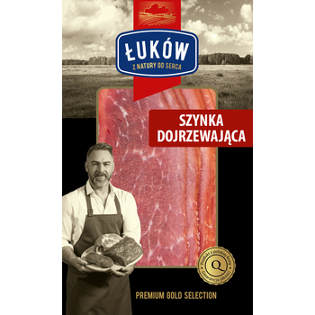 Szynka dojrzewająca plastry 100g Łuków