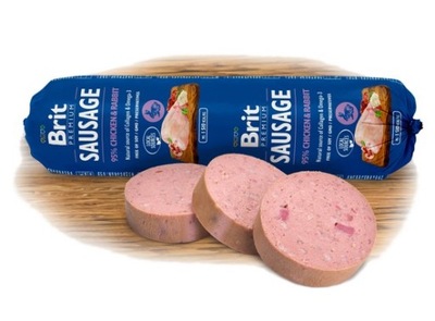 Brit Premium Sausage Chicken & Rabbit 800g