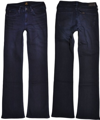LEE spodnie BOOTCUT navy jeans HOXIE _ W29 L33