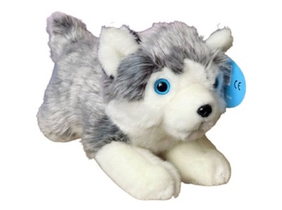 Maskotka Pluszowy Pies Husky Piesek Pluszak 25 cm