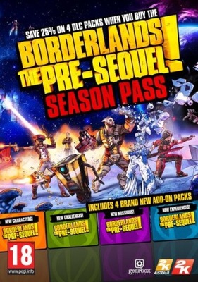 Borderlands: The Pre-Sequel Season Pass (PC) klucz Steam