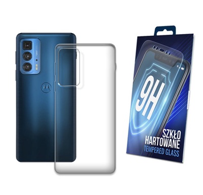 ETUI PRZEZROCZYST+SZKŁO do MOTOROLA EDGE 20 PRO 5G
