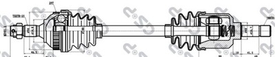 GSP ПОЛУОСЬ ПРИВОДНАЯ 210025 210025 GSP 21131