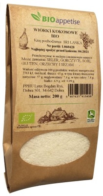 Wiórki kokosowe BIO 200 g Bio Appetise