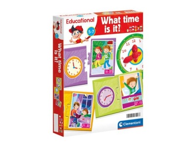Clementoni która godzina? gra edukacyjna puzzle