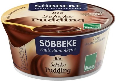 PUDDING O SMAKU CZEKOLADOWYM BIO 150 g - SOBBEKE