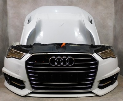 Audi a6 c7 4g lift s line kompletny перед бампер лампи капот matrix радар фото №1