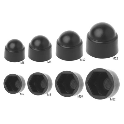 10PCS M6 M8 M10 M12 BOLT NUT DOME PROTECTION CAPS COVERS EXPOSED HEX~15000