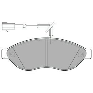 DELPHI PADS BRAKE FRONT LP1992 LP1992  