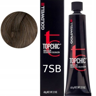 Goldwell TOPCHIC Farba 7SB 60 ml BRĄZOWY SREBRNY BEŻ