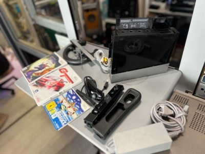 Nintendo Wii Czarne RVL-001 (EUR) + Dodatki