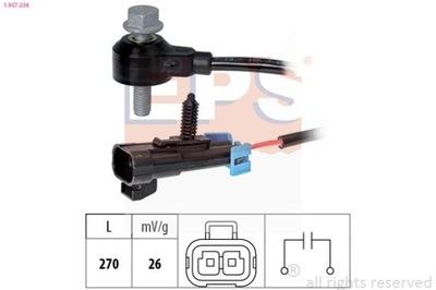 SENSOR DETONACIÓN STUKOWEGO OPEL INSIGNIA 2,2 11- 1-957-238  