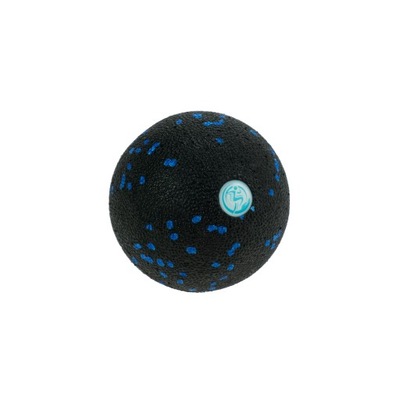 Piłka gładka EPP do masażu JestFizjo 8 cm x 8 cm czarny, niebieski