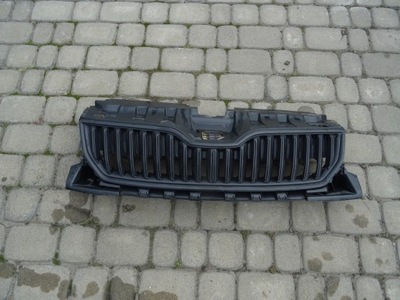 Skoda fabia iii решётка радиатора защита оригинал bez хром фото №1