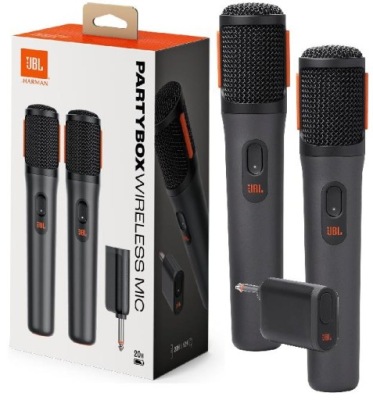 ZESTAW JBL PartyBox Wireless Mic - MIKROFON do JBL PARTYBOX 110 , 310, 710