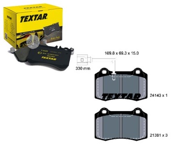 ZAPATAS DE FRENADO VW PARTE DELANTERA LEON 1,8 CUPRA R 02-06 T  