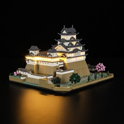 Zestaw oświetlenia do LEGO Architecture Zamek Himeji 21060 (BEZ LEGO)