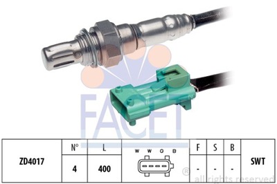 FACET SONDA LAMBDA 10.8068 FACET V22-76-0009  