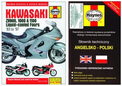 KAWASAKI ZX900 1000 1100 FOURS (1983-1997) MANUAL REPARACIÓN +GRATIS 24H  