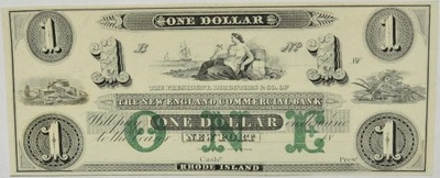 12.fu.USA, Rhode Island, 1 Dolar ND rzadki, St.1
