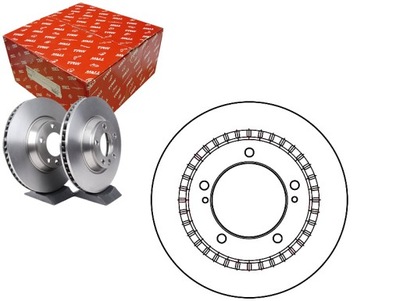 TRW DF6023 ДИСК ГАЛЬМІВНИЙ