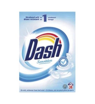 Dash Sensitive Proszek do Prania 38 prań 2,47kg