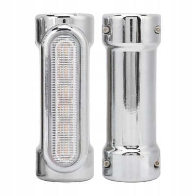 2 PIEZAS MOTOCICLETA HIGHWAY BAR LIGHT CROMADO  