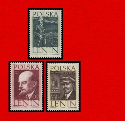 1161-1163 zn cz** 1962 Lenin w PL