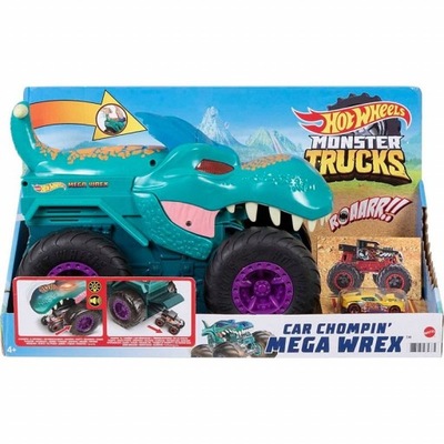Hot Wheels. GYL13 Monster Trucks. Pożeracz aut Mega Wrex