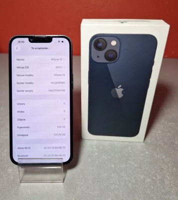TELEFON IPHONE 13 256 GB BAT. 85% KOMPLET