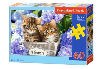 Puzzle 60 Cute Kittens CASTOR