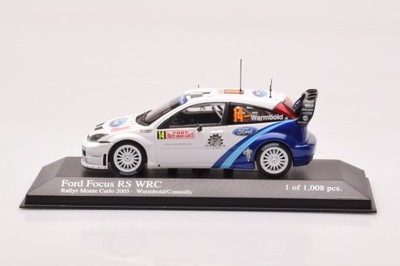 Ford Focus RS WRC n14 Warmbold Connolly Rallye Monte Carlo Minichamps 1/43